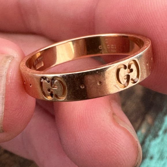 Gucci Icon Ring in Rose Gold size 8 - Picture 2 of 3